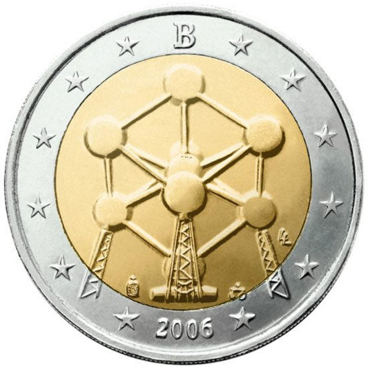 Belgio 2€ Atomo 2006