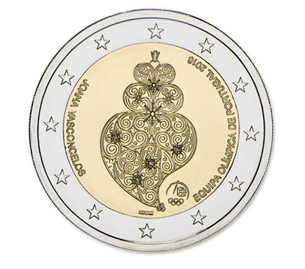 Portogallo 2€ Squadra Olimpica 2016 BNC (osservazioni)