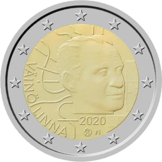 Finlandia €2 Vaino Linna 2020
