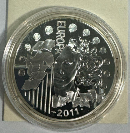 Francia 10€ Prata Proof Music Festival 2011