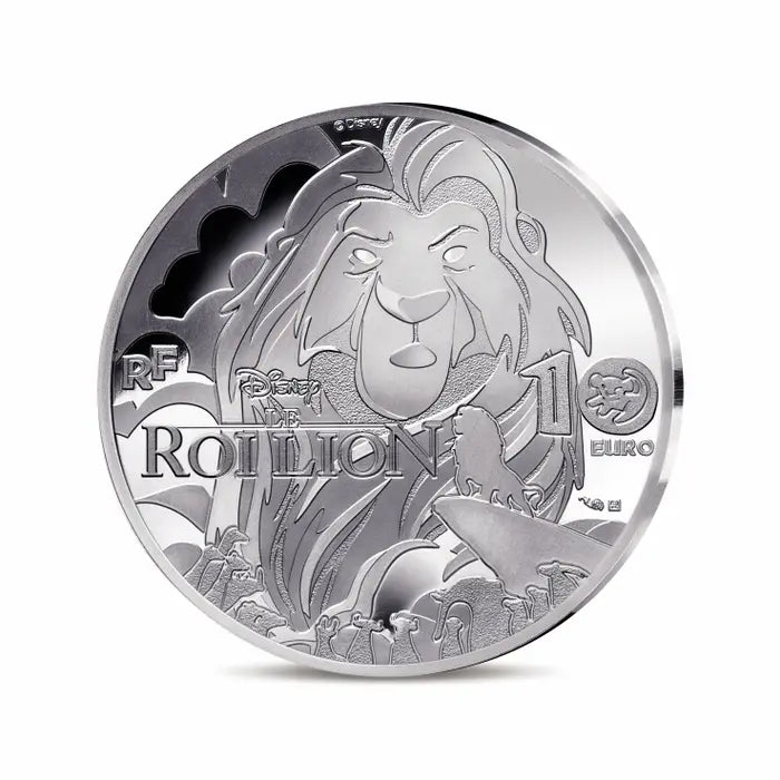 Francia 10€ "30 Anni del Re Leone" Argento Proof 2024