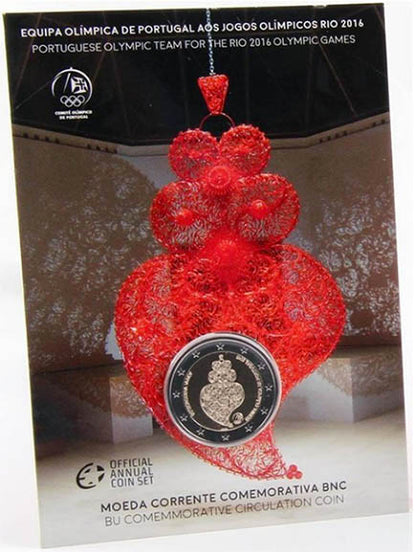 Portogallo 2€ Squadra Olimpica 2016 BNC (osservazioni)